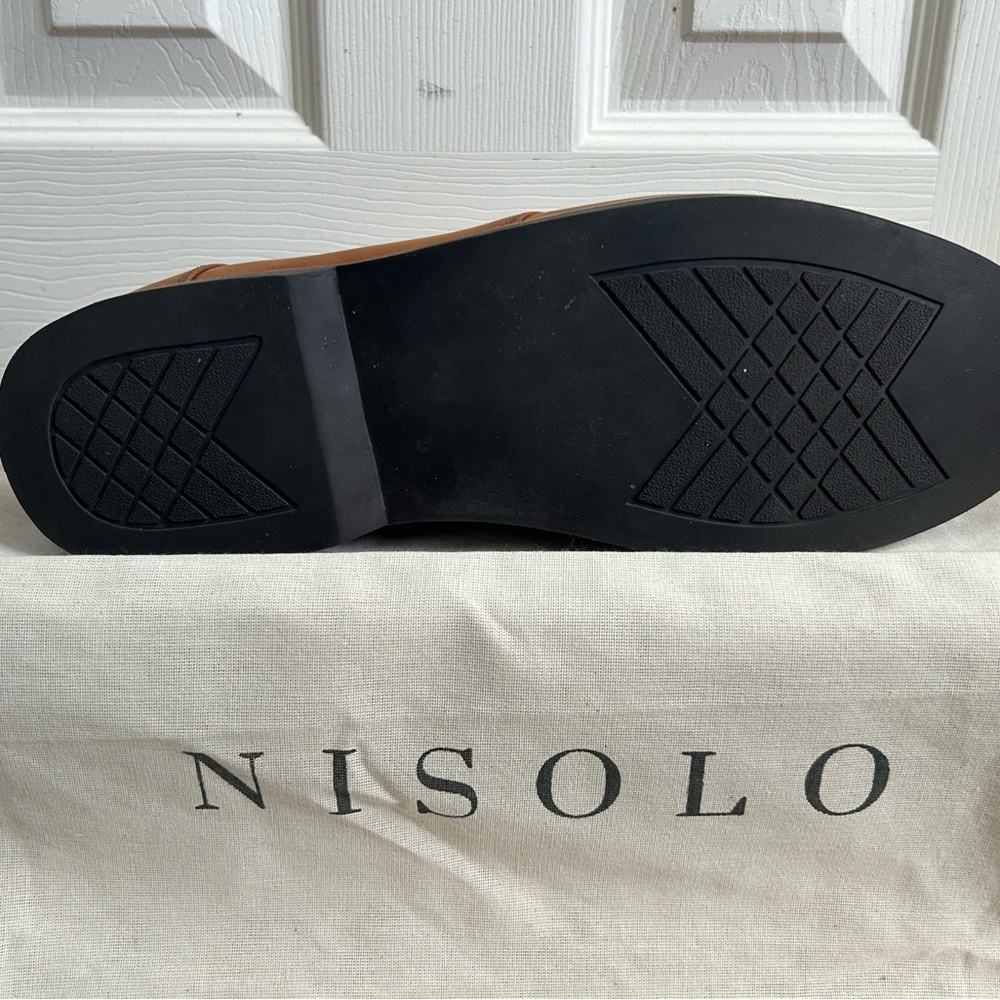 Nisolo Brown Chukka Boots Suede Leather Lace-Up - Picture 3 of 7